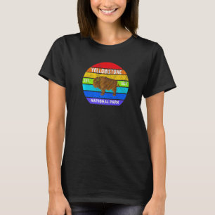T-shirt Wyoming Yellowstone National Park Souvenir Bison B