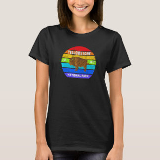 T-shirt Wyoming Yellowstone National Park Souvenir Bison B