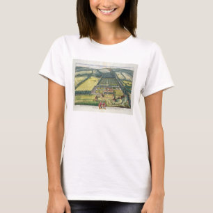 T-shirt Wytham dans le comté de Berkshire a gravé par Joha