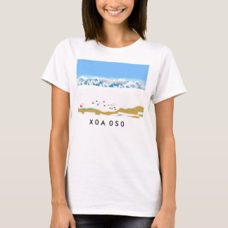 T-shirt X0A 0S0 arctique cercle délimité numérique