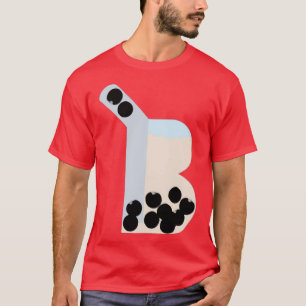 T-shirt x27Bx27 pour Boba Milk Tea