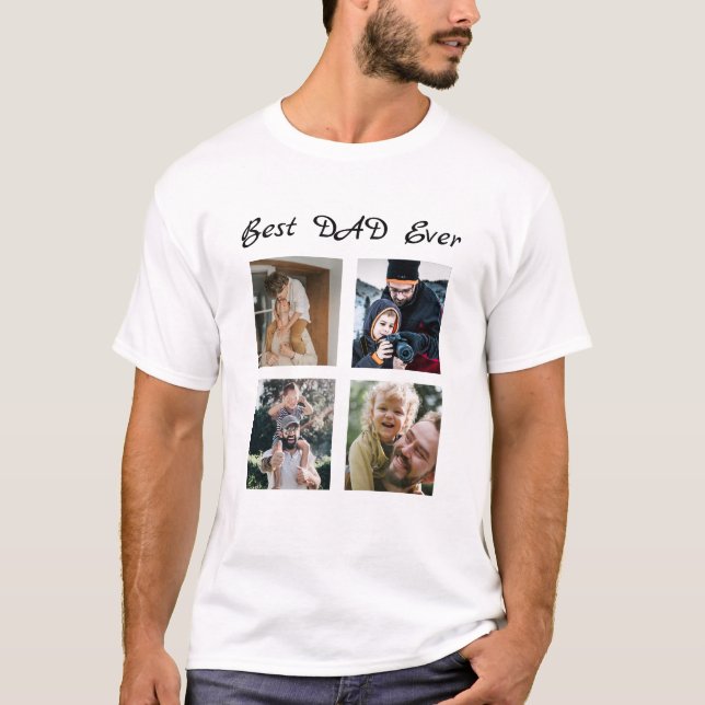 T-shirt x4 personnalisé (Devant)