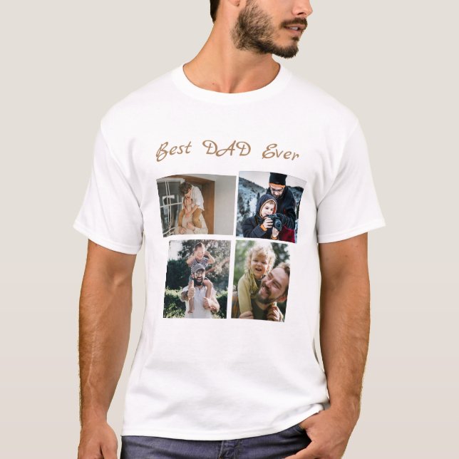 T-shirt x4 personnalisé (Devant)
