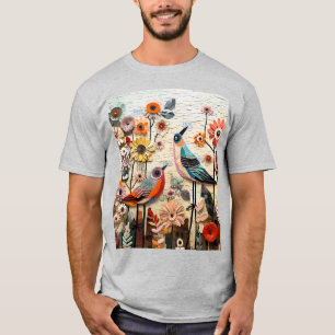 T-shirt X9 design filigrané - Pour les fleurs d'amour des 