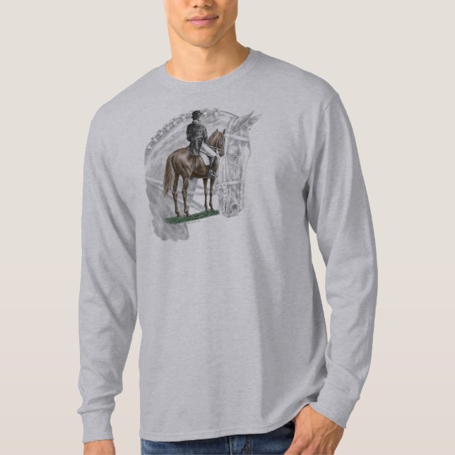 T-shirt X-Halt Salute Dressage Horse (Devant)