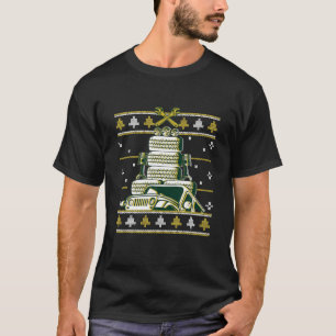 T-shirt X-Mas Arbre Voitures Et Pièces De Voiture Chauffeu