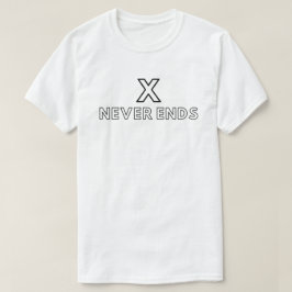 T-shirt X_Ne se termine jamais _Infinité