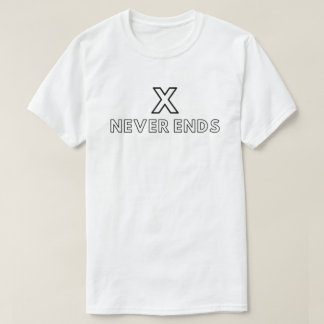 T-shirt X_Ne se termine jamais _Infinité
