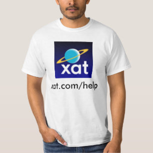 T-shirt xat_logo, xat.com/help