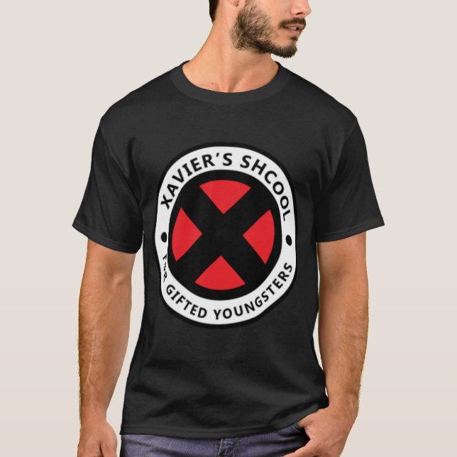 T-shirt Xaviers School girl gift retro (Devant)