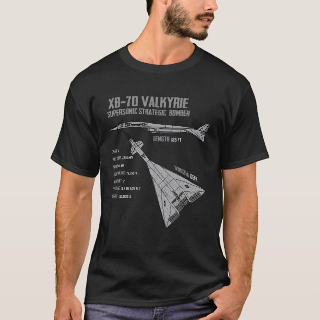 T-shirt Xb-70 Valkyrie (Devant)