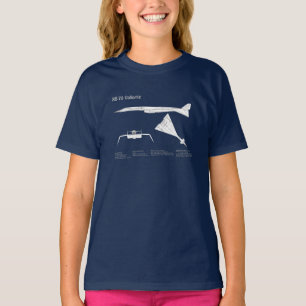 T-shirt XB-70 Valkyrie - Plan de plan d'avion ABD