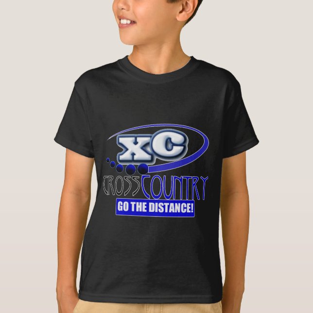 T-SHIRT XC LE PAYS CROISÉ VONT LA DISTANCE ! (Devant)