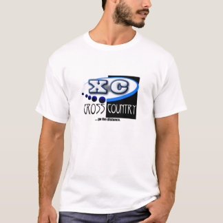 T-shirt XC pays croisé - disparaissent la distance -