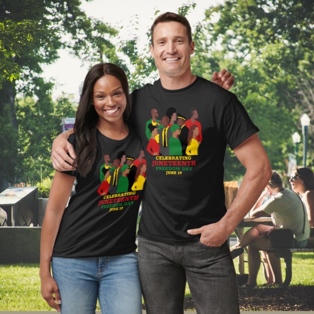T-shirt Xe | African American Freedom Day Black (Créateur téléchargé)