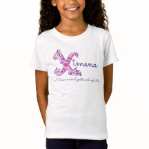 Ximena filles X nom signifiant monogramme enfant c