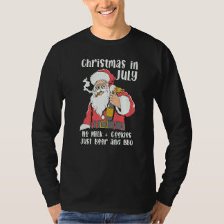 T-shirt Xmas In July No Cookies Christmas In Summer  Graph