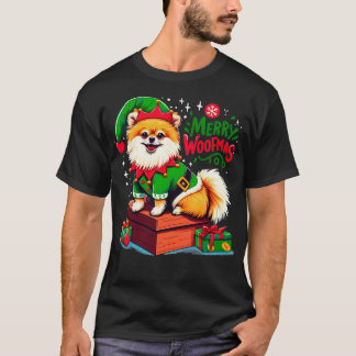 T-shirt Xmas Pomeranian