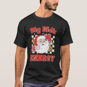 T-shirt Xmas Vintage Big Nick Energy Père Noël mauvais Noë