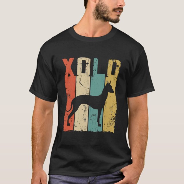 T-shirt Xolo Xoloitzcuintle Chien sans cheveux mexicain Vi (Devant)