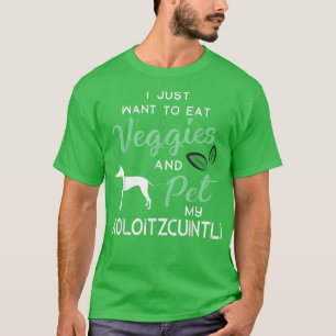 T-shirt Xoloitzcuintli Chien Cigar propriétaire amant Xmas