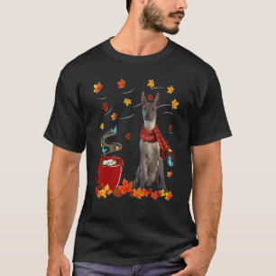 T-shirt Xoloitzcuintli Chocolat Automne Chocolat Chien Cha