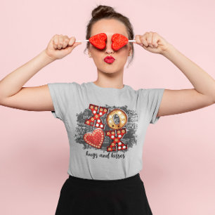 T-shirt XOXO Aimer Plus S'Inquiéter Moins Coeur