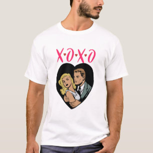 T-shirt XOXO amusant - Ne m'embrasse pas