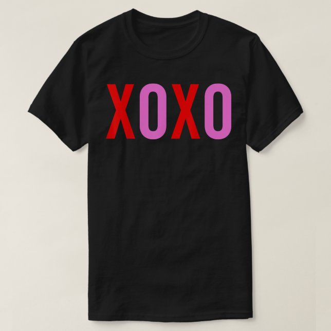 T-shirt XOXO Saint-Valentin Hommes Femmes Mignon Saint-Val (Design devant)