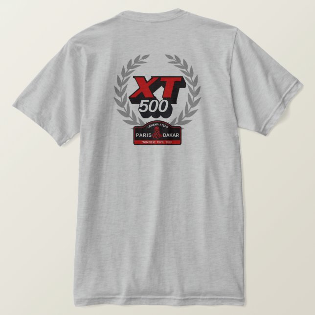T-shirt XT500 Mens (Design dos)