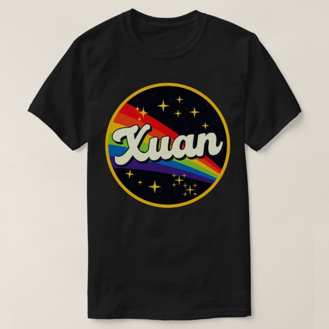 T-shirt Xuan Arc En Arc Dans L'Espace Style Vintage (Design devant)