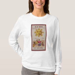 T-shirt XVIIII Le Soleil, carte de tarot française du Sun