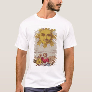 T-shirt XVIIII Le Soleil, carte de tarot française du Sun