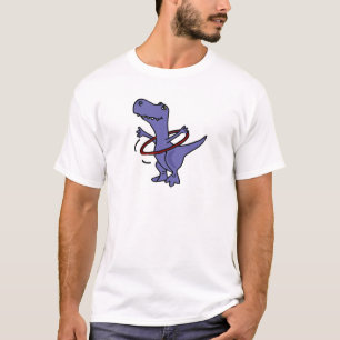 T-shirt XX dinosaure drôle de T-rex utilisant le cercle de