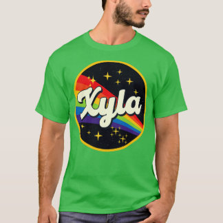 T-shirt Xyla Arc En Arc En Espace Style Vintage