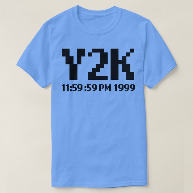T-shirt Y2K Célébrez la survie de la catastrophe du bogue  (Design devant)