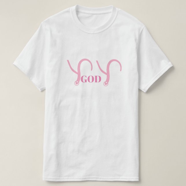 T-shirt "Y Dieu Y ?" Collection Design By Kriyas (Design devant)