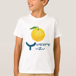T-shirt Y initial pour votre nom initial et vos fruits Yuz