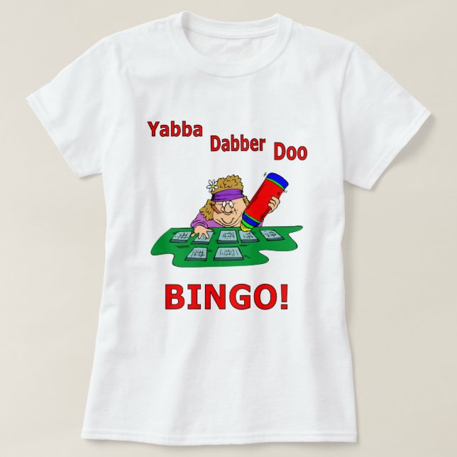T-shirt Yabba Dabber Doo - BINGO (Design devant)