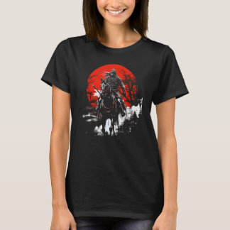 T-shirt Yabusame Horseback Archery Japanese Art Graphic Te