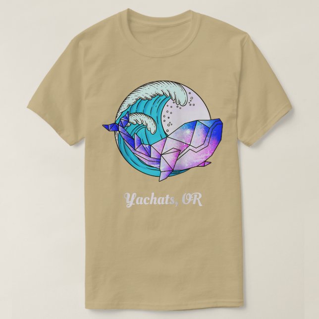 T-shirt Yachat OU peinture japonaise Peinture géométrique  (Design devant)