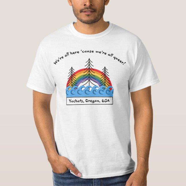 T-shirt Yaché Nous sommes tous gay (Devant)