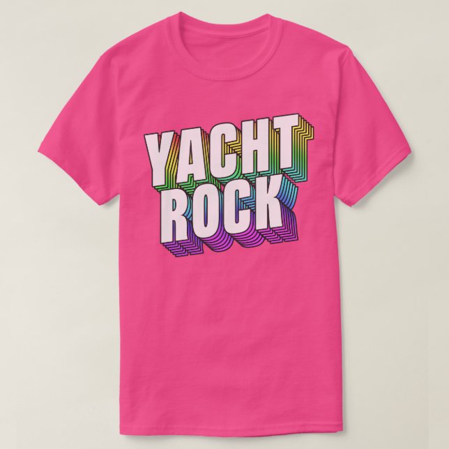T-shirt Yacht Rock 80s esthétique (Design devant)