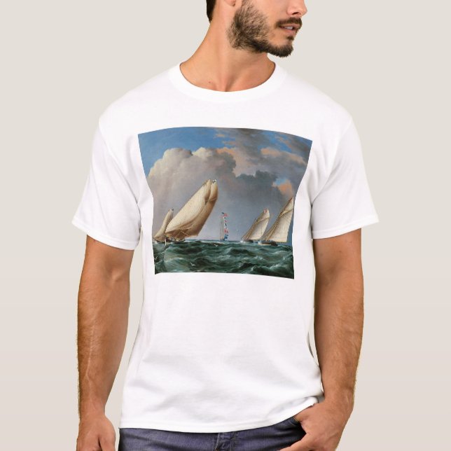 T-shirt Yachts Arrondissant La Marque (Devant)