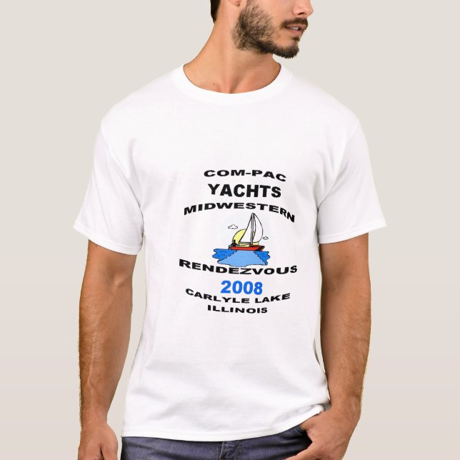 T-SHIRT YACHTS DE COM-PAC (Devant)