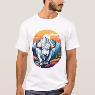 T-shirt Yak blanc