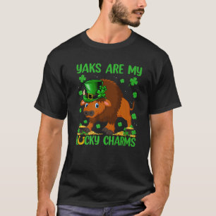 T-shirt Yaks Are My Lucky Charms Yak St. Patrick's Day