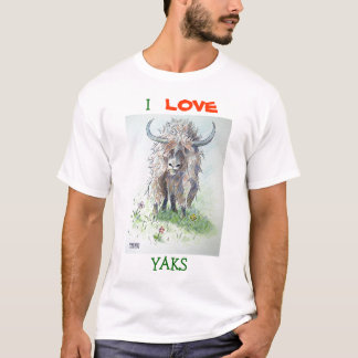 T-shirt Yaks - mauvais jour de cheveux