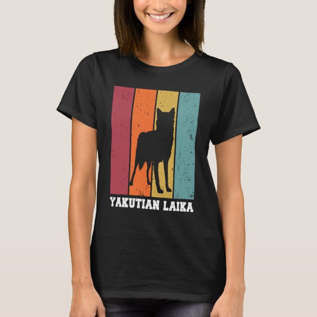 T-shirt Yakutskaya Laika Vintage 2 (Devant)