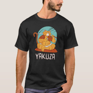 T-shirt Yakuza Chat Gokudo Mafia japonaise Katana Japon Sa